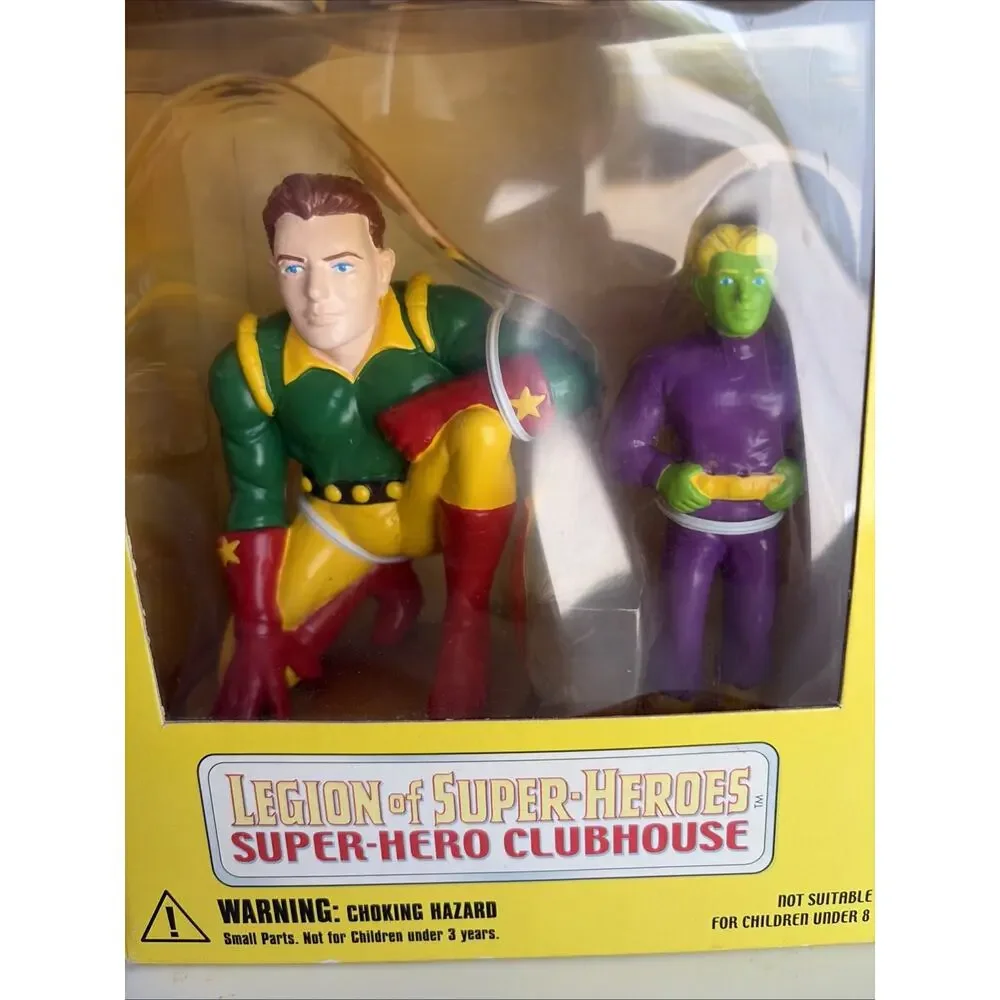 DC Direct 1999 Legion of Super Heroes ClubHouse Roll Call PVC Set 7-Figures New